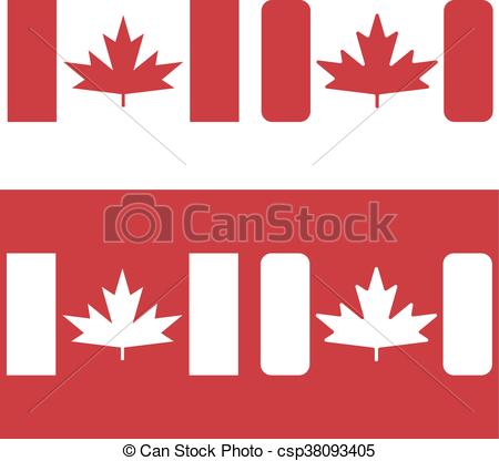 450x416 Flag Of Canada Red Maple Leaf Vector Design Template.