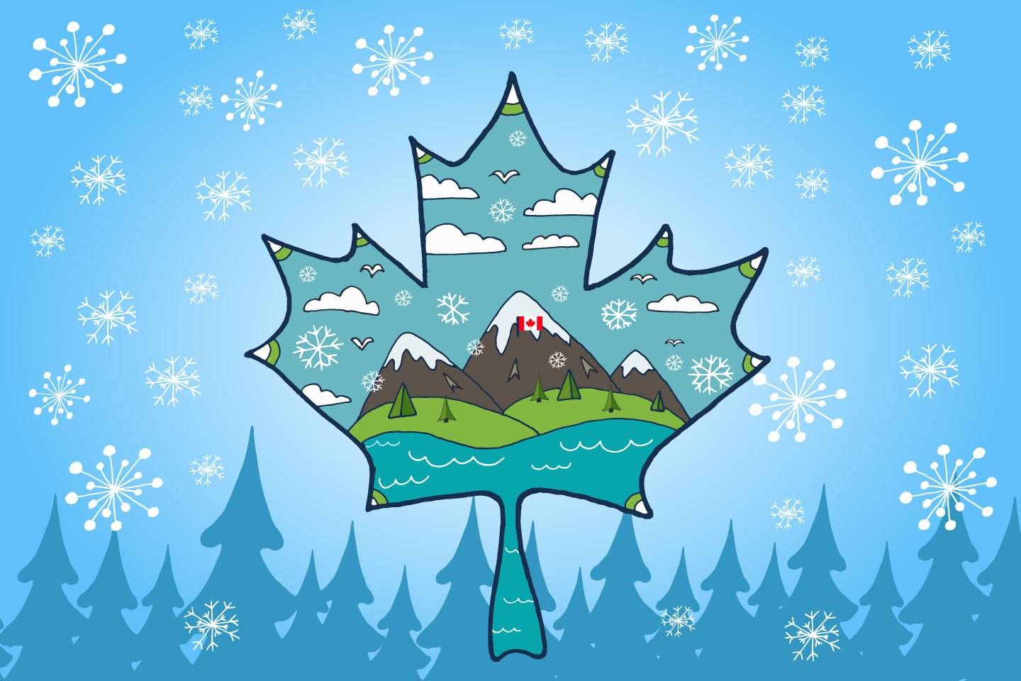 1440x960 Canada Free Vector Illustration