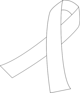 255x299 Collection Of Cancer Ribbon Line Drawing High Quality, Free
