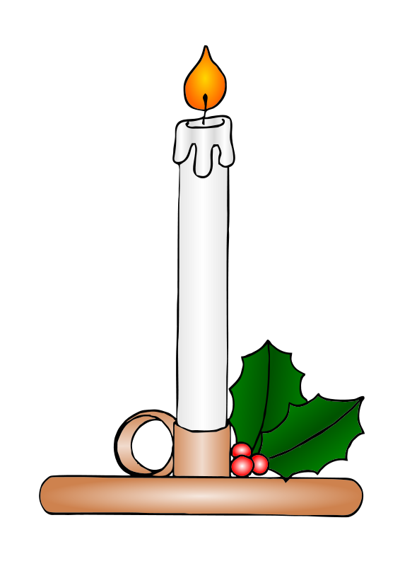 566x800 Christmas Candle Free Vector 4vector
