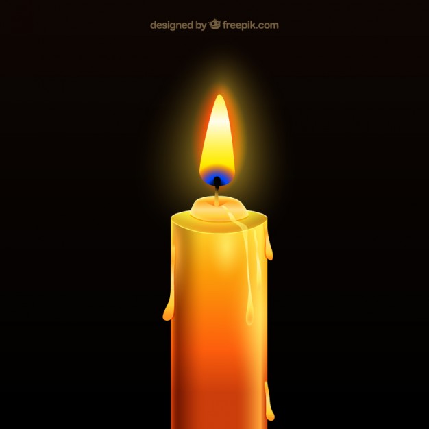 626x626 Realistic Candle Vector Free Download