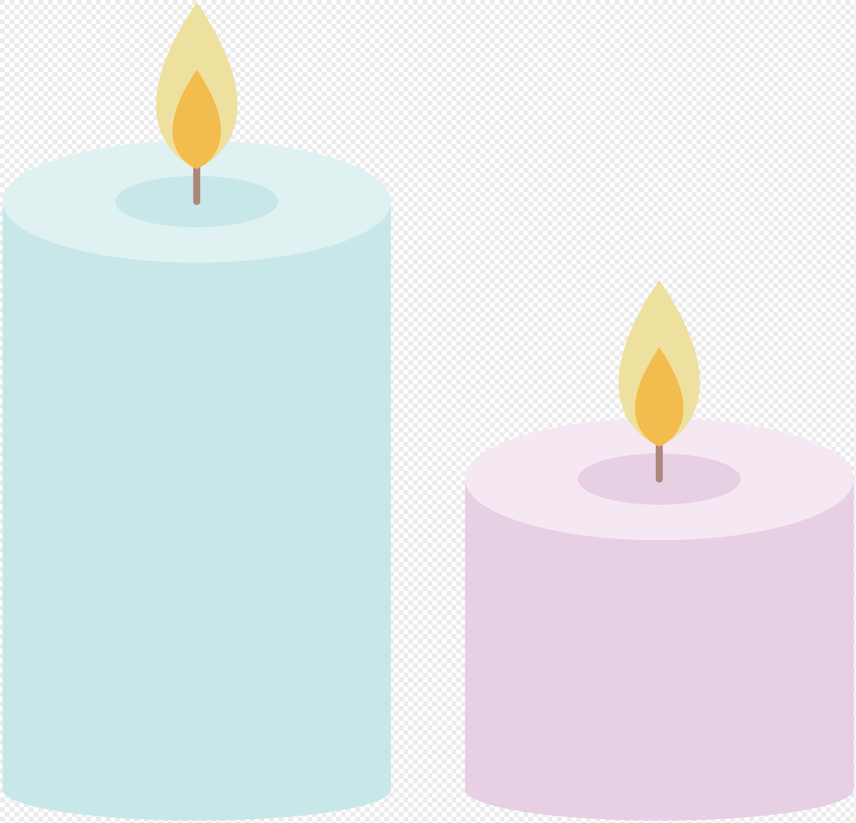 3564x3426 Small Element Candle Vector Material Graphics Image Picture Free