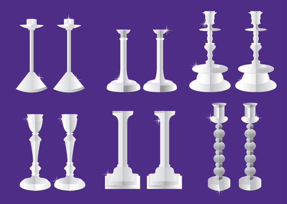 572x407 Silver Candlestick Vector Free Vector Download In .ai, .eps