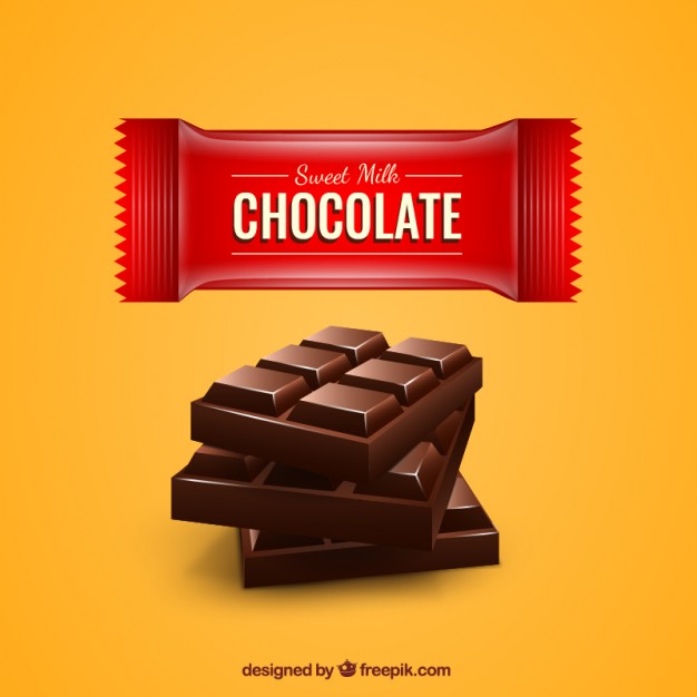 626x626 Chocolate Bar Vector Free Download