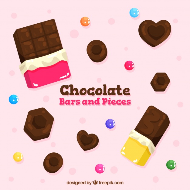 626x626 Collection Of Hand Drawn Chocolate Bars Vector Free Download