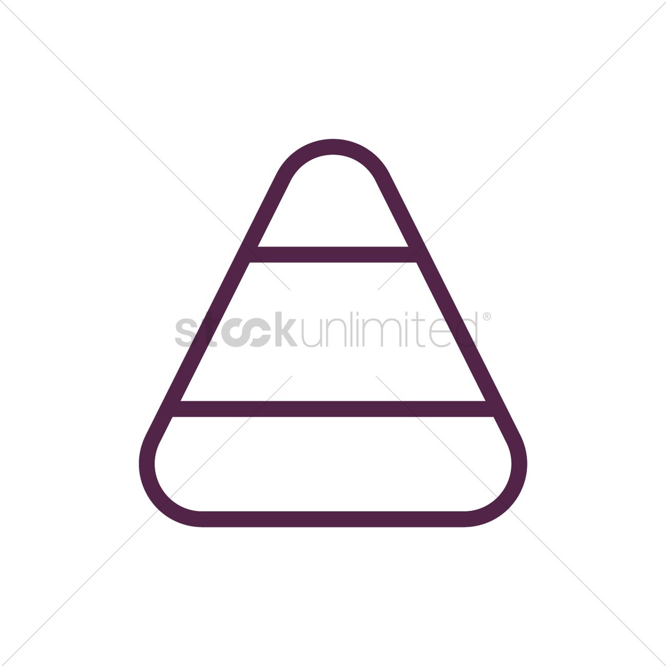 1300x1300 Candy Corn Vector Image