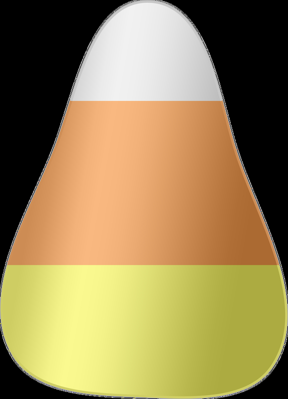 578x800 Candy Corn Vector Clipart Image