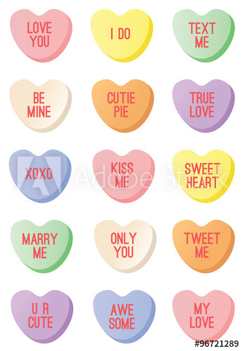 346x500 Collection Of Candy Hearts