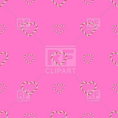 400x400 Seamless Sweet Candy Hearts Pattern Vector Image Vector Artwork
