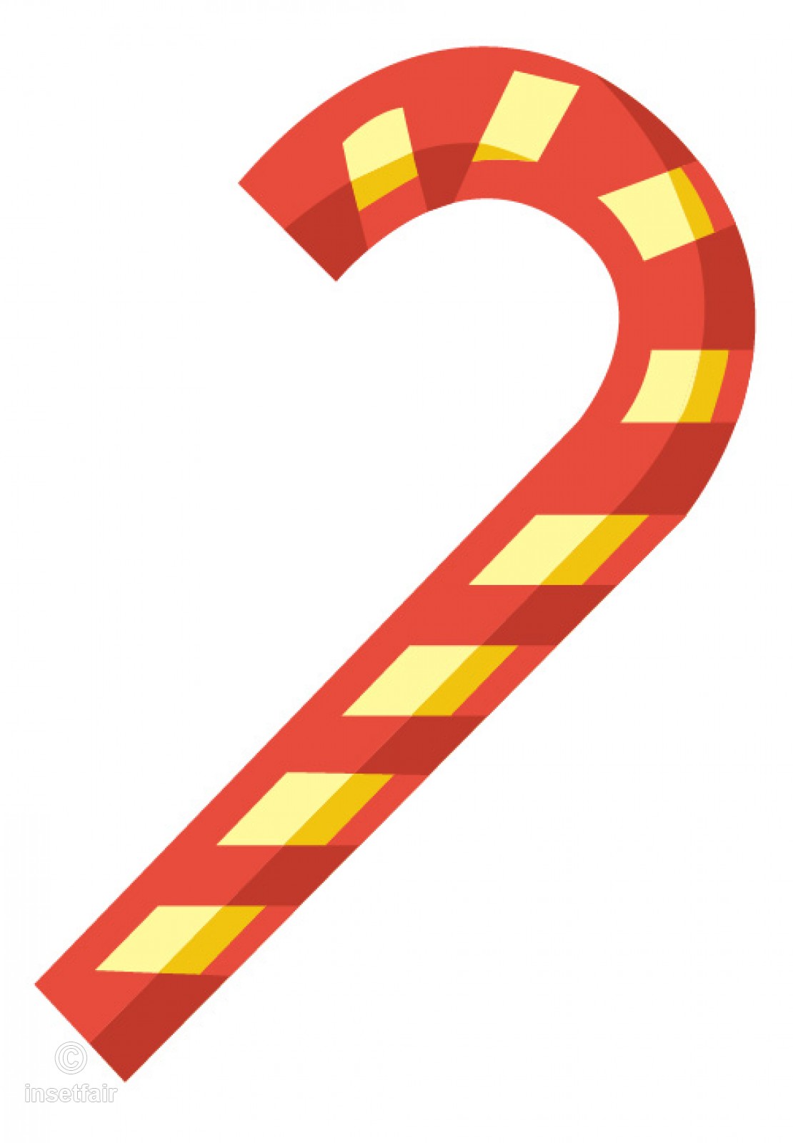 1110x1600 Candy Cane Icon Vector Png Image