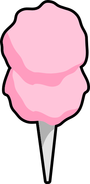 288x591 Cotton Candy Clip Art Free Vector 4vector