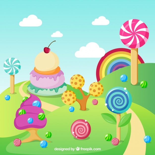 Candyland Vector at GetDrawings | Free download