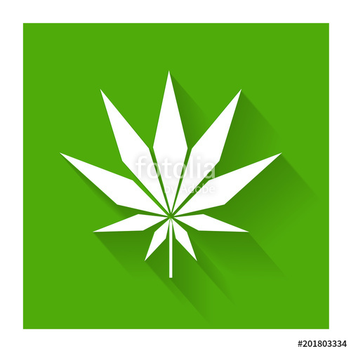 500x500 Cannabis Plant Icon Logo Stock Image And Royalty Free Vector
