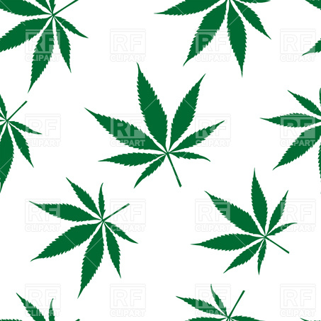 453x453 Cannabis Leaves Seamless Pattern Vector Image Vector Artwork Of