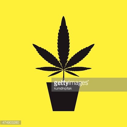 416x416 Marijuana, Cannabis Vector Illustration Eps Premium Clipart