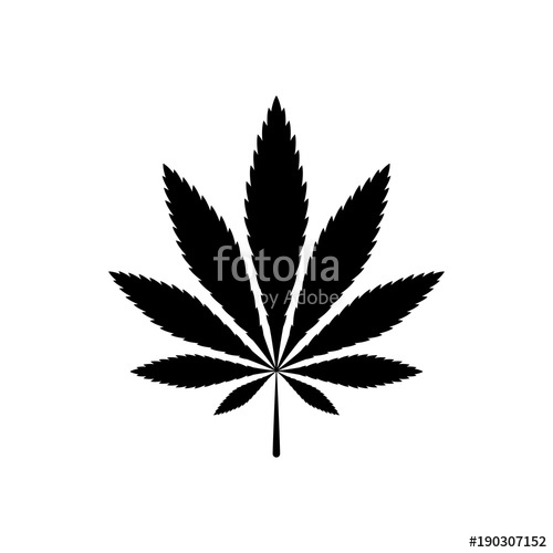 500x500 Cannabis Vector Icon Stock Image And Royalty Free Vector Files On