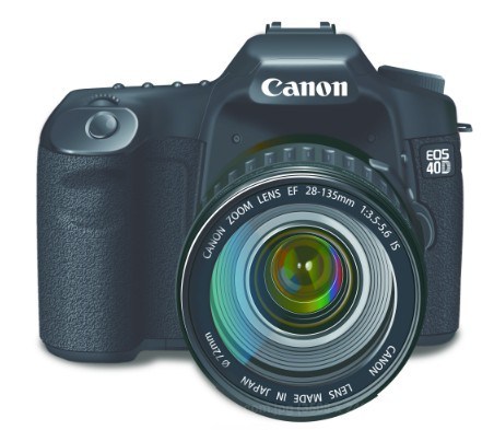 452x393 Free Canon Eos Zoom Lens Vector