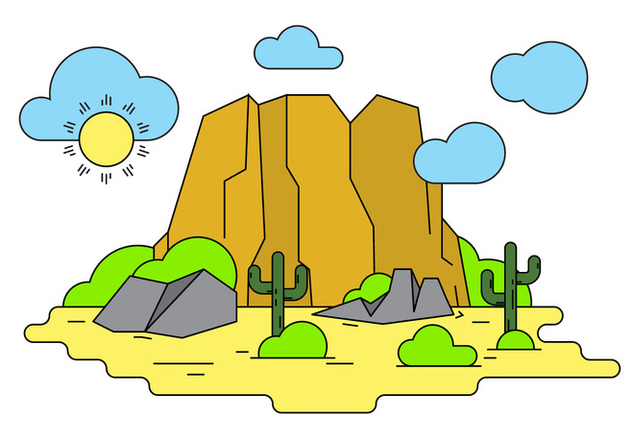 632x443 Grand Canyon Vector Illustration Free Vector Download 404513