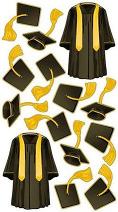 236x424 Gown Clipart Graduation Robe