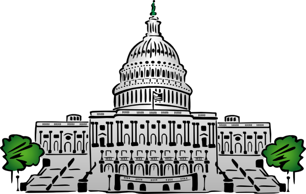 600x380 Us Capitol Building Clip Art Free Vector 4vector