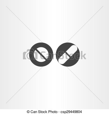 450x470 Pill And Capsule Vector Black Icon Element Tablet.