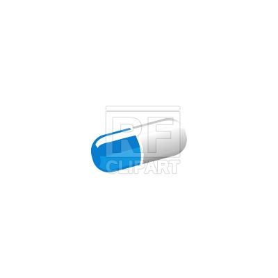 400x400 Pill Capsule Vector Image Vector Artwork Of Healthcare, Medical