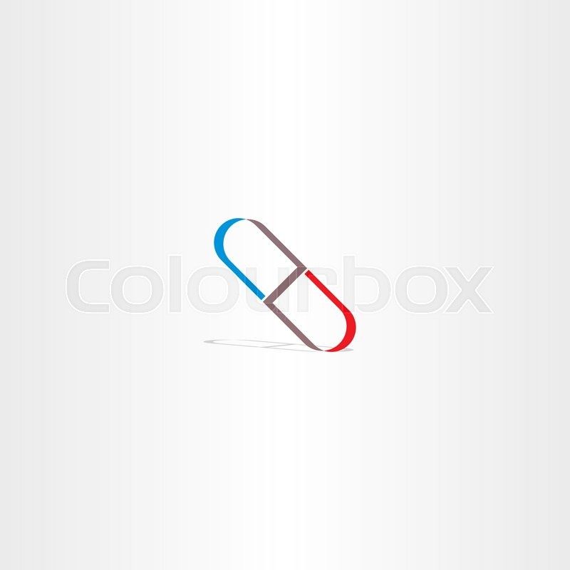 800x800 Sickness Capsule Vector Logo Sign Symbol Tablet Stock Vector
