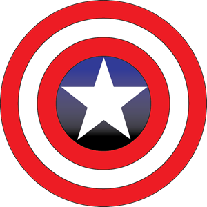 300x300 Captain America Logo Vector (.eps) Free Download