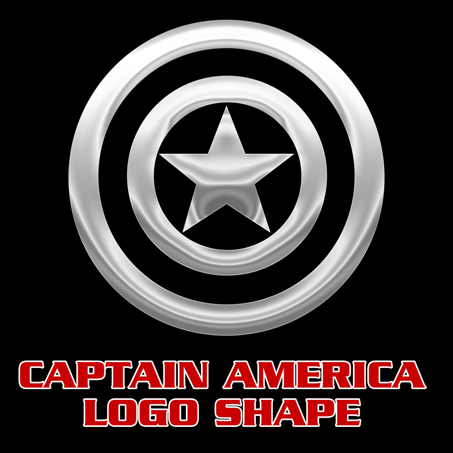 1440x1440 Captain America Vector Shape By Retoucher07030