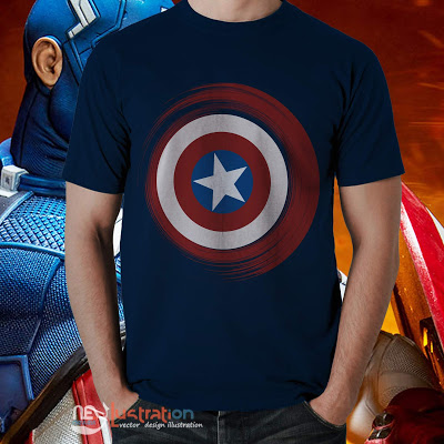 400x400 Download Free File Microstock Vector T Shirt Captain America