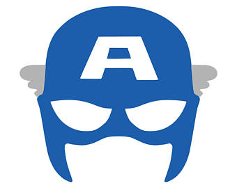 340x270 Head Clipart Captain America