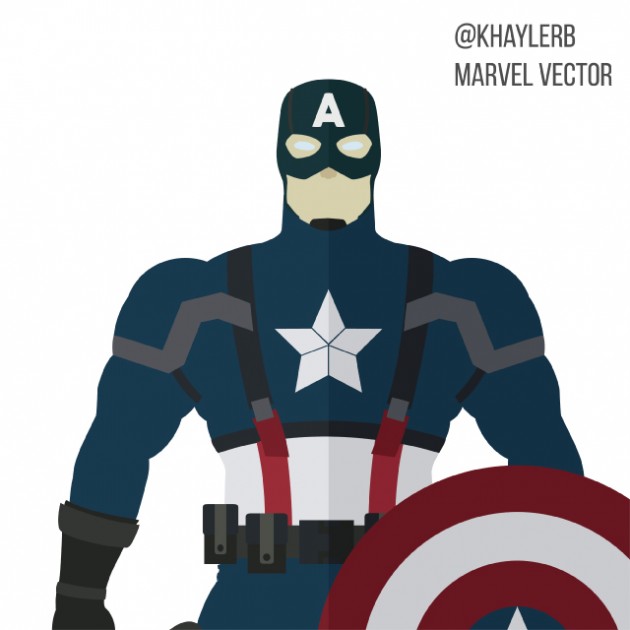 630x630 Shield Captain America Vector