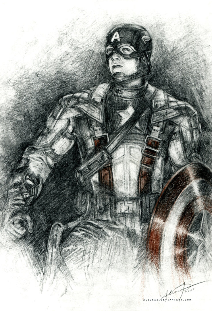 738x1083 Captain America Reimagined In Illustration And Vector Designs