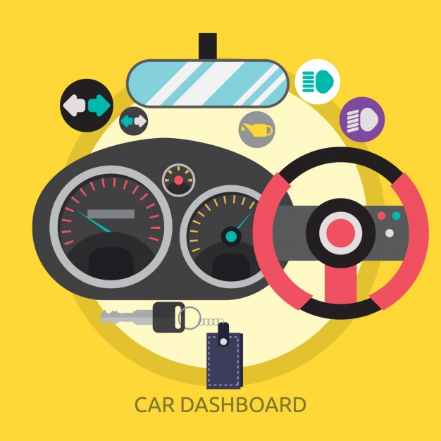 626x626 Car Dashboard Background Design Vector Free Download