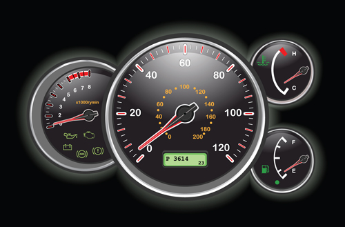 500x329 Different Car Dashboard Design Vector 02 Free Download