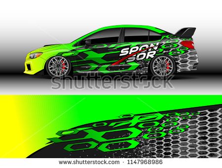 450x341 Car Decal Vector, Graphic Abstract Racing Designs For Vehicle
