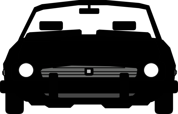 600x384 Car Clipart Front Cute Borders, Vectors, Animated, Black And White