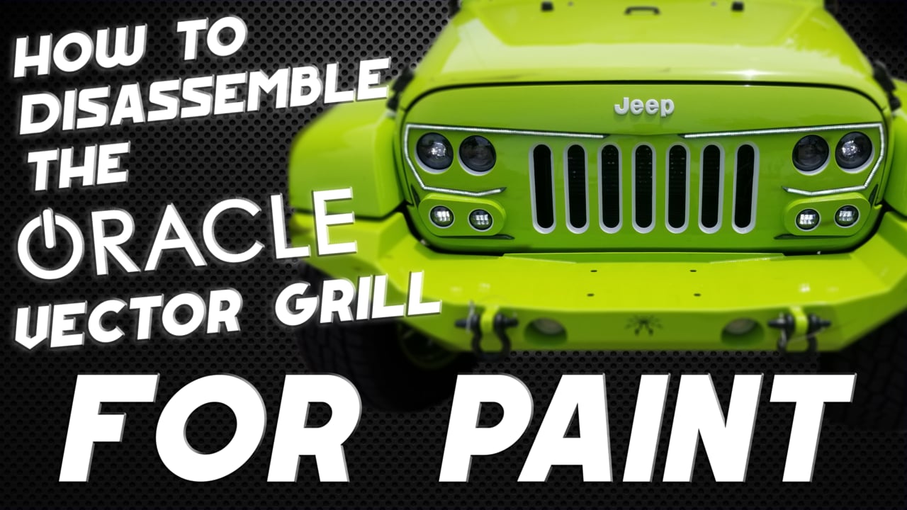 1280x720 How To Disassemble The Oracle Vector Grill For Painting On Vimeo