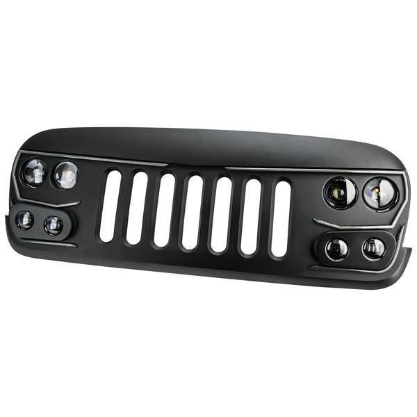 600x600 Jeep Wrangler Jk Vector Grill 2007 2017 Rcr Offroad Llc