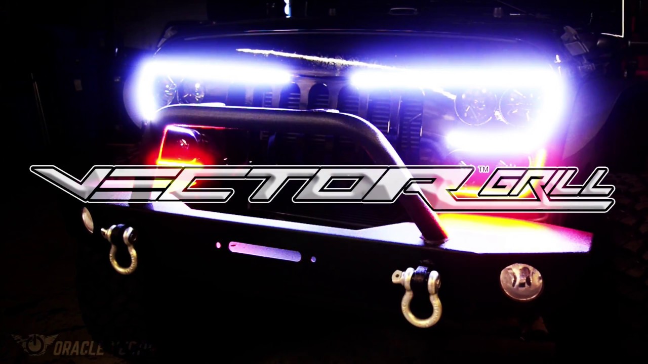 1280x720 Oracle Vector Series Full Led Grill Jeep