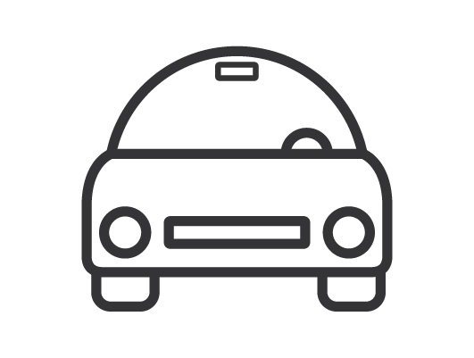 531x401 Minimal Car Icon ( Vector .ai )