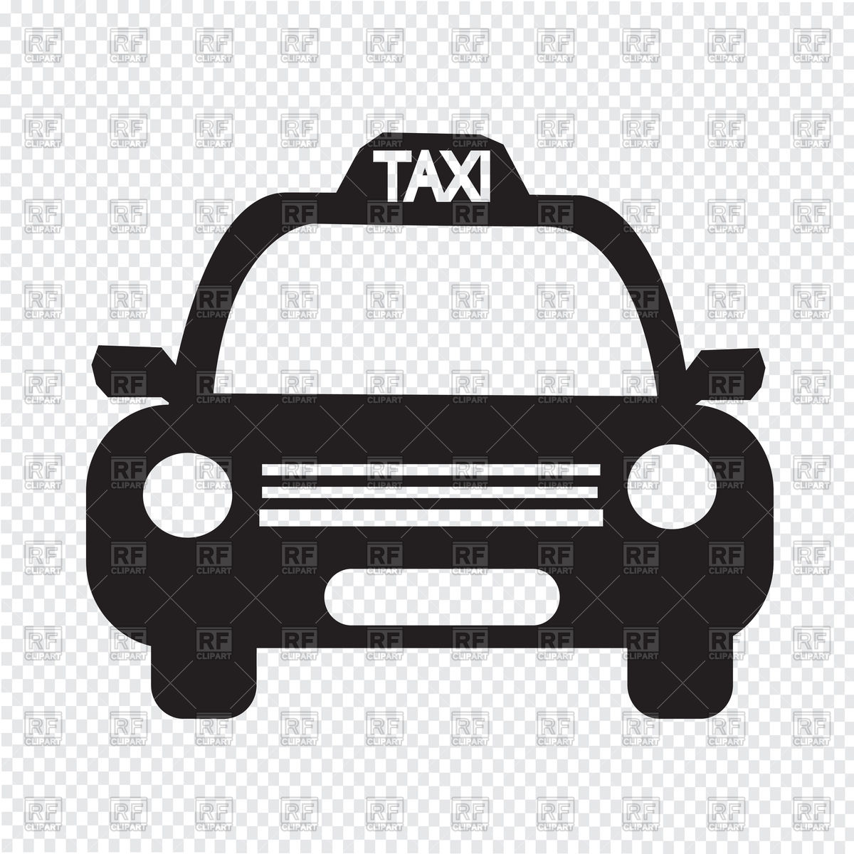 1200x1200 Taxi Car Icon Vector Image Vector Artwork Of Objects Tumdee