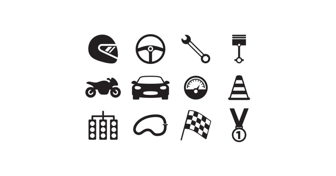1080x565 Car Race Black Icons Free Vector And Png The Graphic Cave