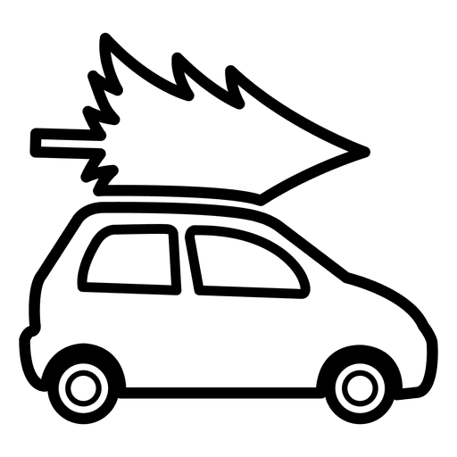 512x512 Pine Tree On Car Icon