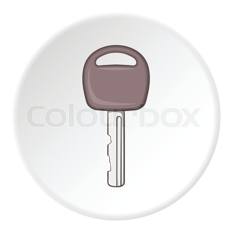 800x800 Car Key Icon. Cartoon Illustration Of Car Key Vector Icon For Web
