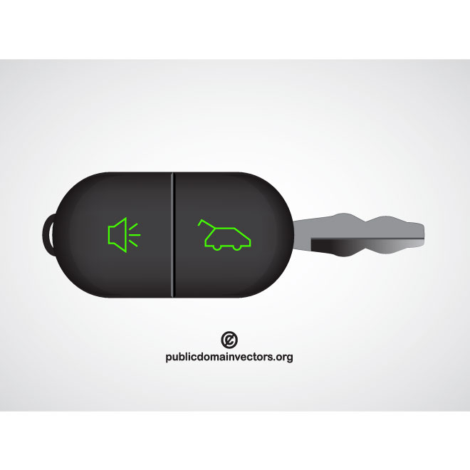 660x660 Car Key Vector Graphic