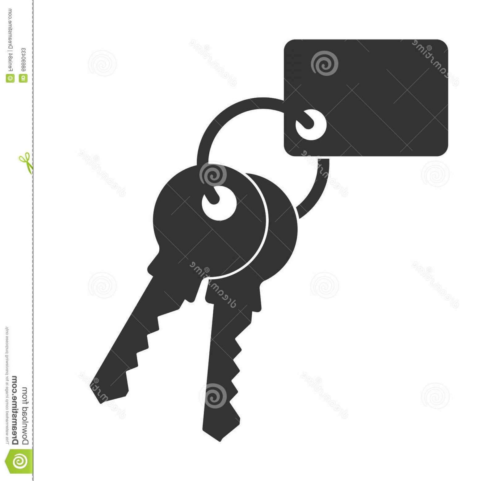 1590x1560 Stock Illustration Icon House Keys Car Keys Vector Illustration