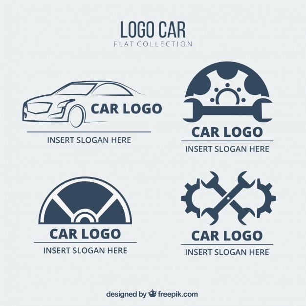 626x626 Set Of Flat Car Logos Vector Free Download