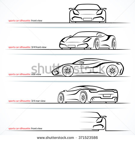 450x470 Yellow Sports Cars Mr2 Australia Vector Car Outline