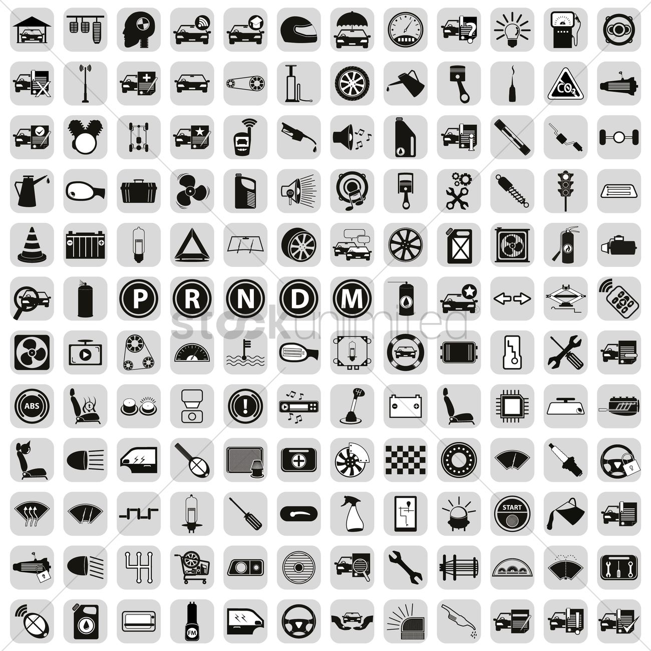 1300x1300 Car Parts Icon Vector Image